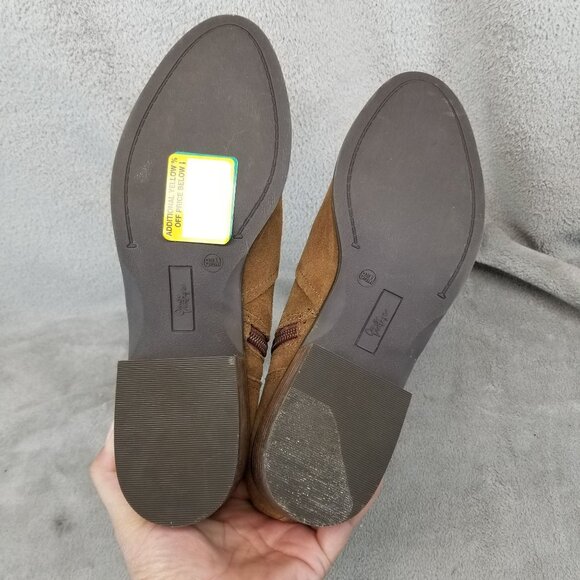 Crown Vintage Shoes Womens Size 8.5 Roberta Brown Suede Ankle Boots *NWOT* - Picture 8 of 14